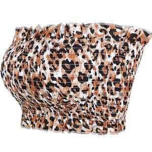 Cheetah Print Tube Top